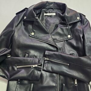 Altar'd State Black Leather Jacket